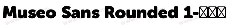 Museo Sans Rounded 1字体转换